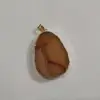 front hole or customized Natural gemstone chakra red agate tumbled slab pendants