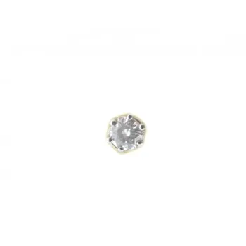 Diamond And Gold Nose Pin N-d4463 - Buy 