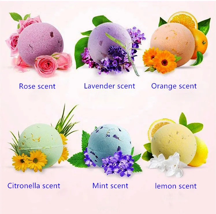 
OEM Private Label Organic Bath Bomb Aromatherapy Fizzy CBD Bath Bomb Gift Set 