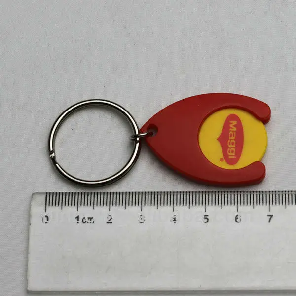Cheap Price Key Chain Euro Token Coin Holder Buy Key Chain Euro Token