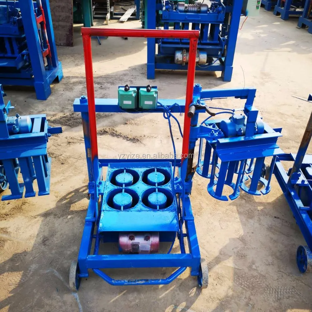 手动空心混凝土砌块机澳大利亚水泥混凝土制砖机价格