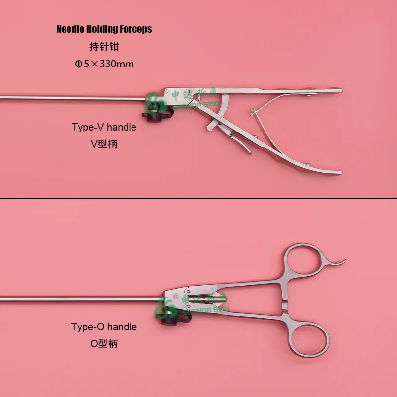 Needle Holding Forceps /5*330mm /reusable Needle Holder Laparoscopic
