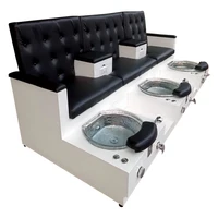 

Best Luxury three seat Pedicure SPA Chair manicure chair massage pedicure chair