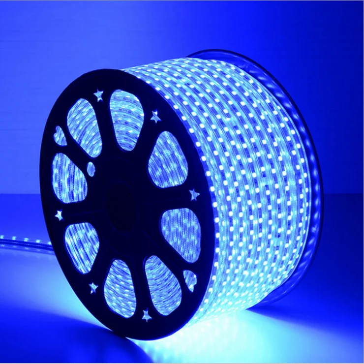 SMD 5050 IP68 led strip lightings 220-240v 100m/roll