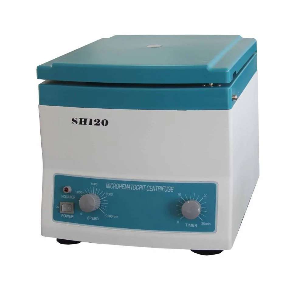good price medical mini lab blood 75mm capillary tube micro microhematocrit hematocrit centrifuge machine of china supplier