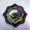 cheap custom woven patch personalized iron on embroidery patch for clothing