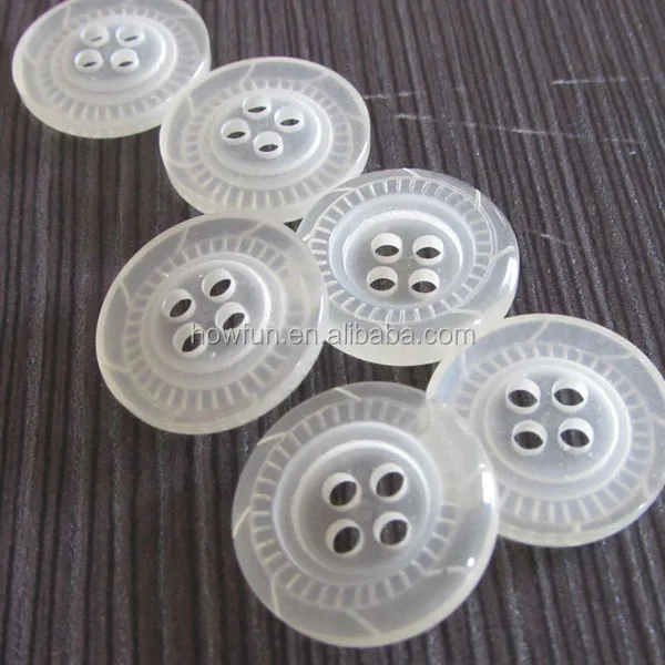 

Pretty Half Transparent Shirt Button, Customize