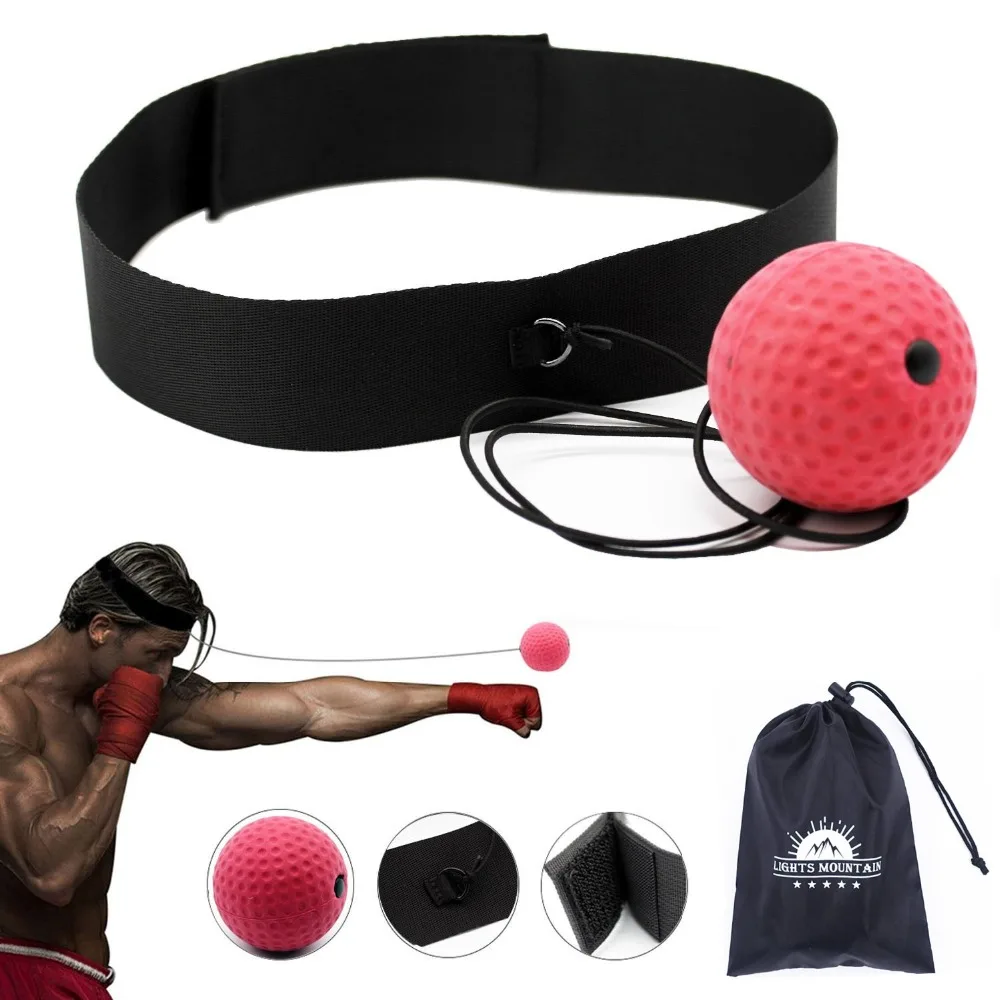 Gym Fitness Reflex Pu Foaming Speed Balls Reflex Boxing Punching Ball ...