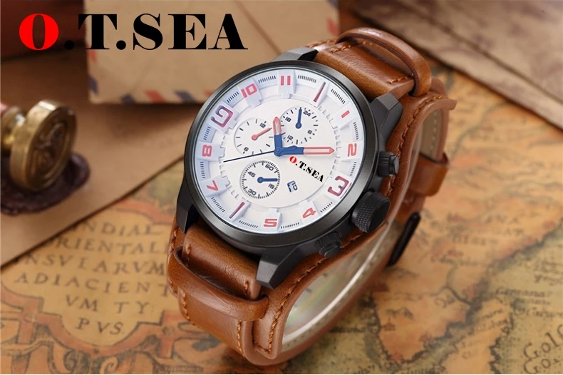 Wholesale O.T.SEA Brand Analog sports watches men Fashion Creative