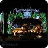 Waterproof christmas decoration metal garden led arch