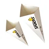Custom disposable single wall french fries paper cups fast food package