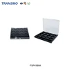 12 color wholesale plastic private label eyeshadow palette case packaging square 12 color transparent cap eyeshadow palette box