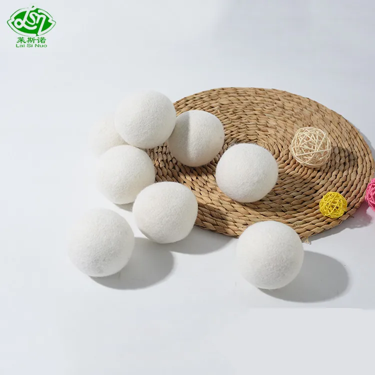 
Best seller clothes organic wool felt dryer balls laundry 