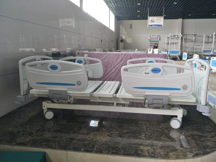 Cheap five function electric bed hospital 5 crank medical flower bed