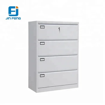Grey Color Knock Down Lateral Steel 4 Drawers File Cabinet Buy