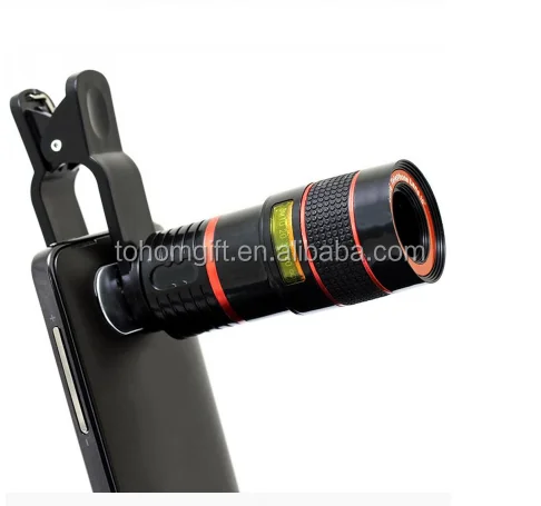 

Universal Smartphone Lens 8X Zoom mobile phone telescope Camera Lens, Colorful