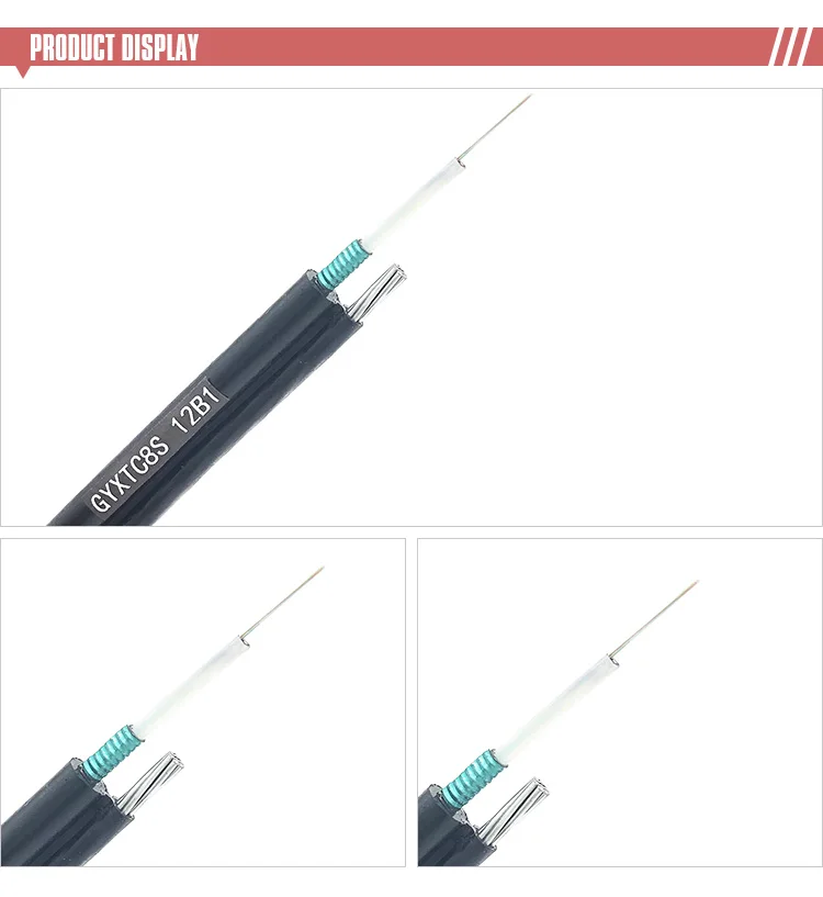 2-144 core  self support Fiber optic cable GYTC8S