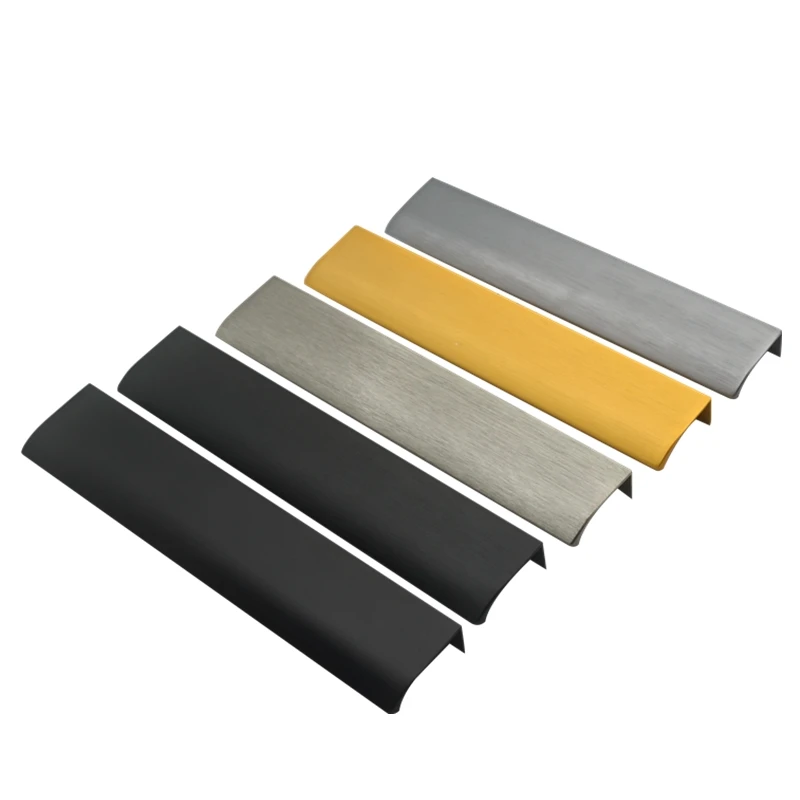 

6 colors for Long Brushed Inox Home Decoration cabinet drawer pulls handles