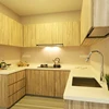 Australia wood veneer kitchen cabinets