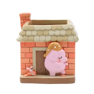 Image of The original Zakka cartoon animal resin flowerpot