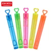Zhorya heart shaped bubble wrap plastic wedding bubble wand for kids