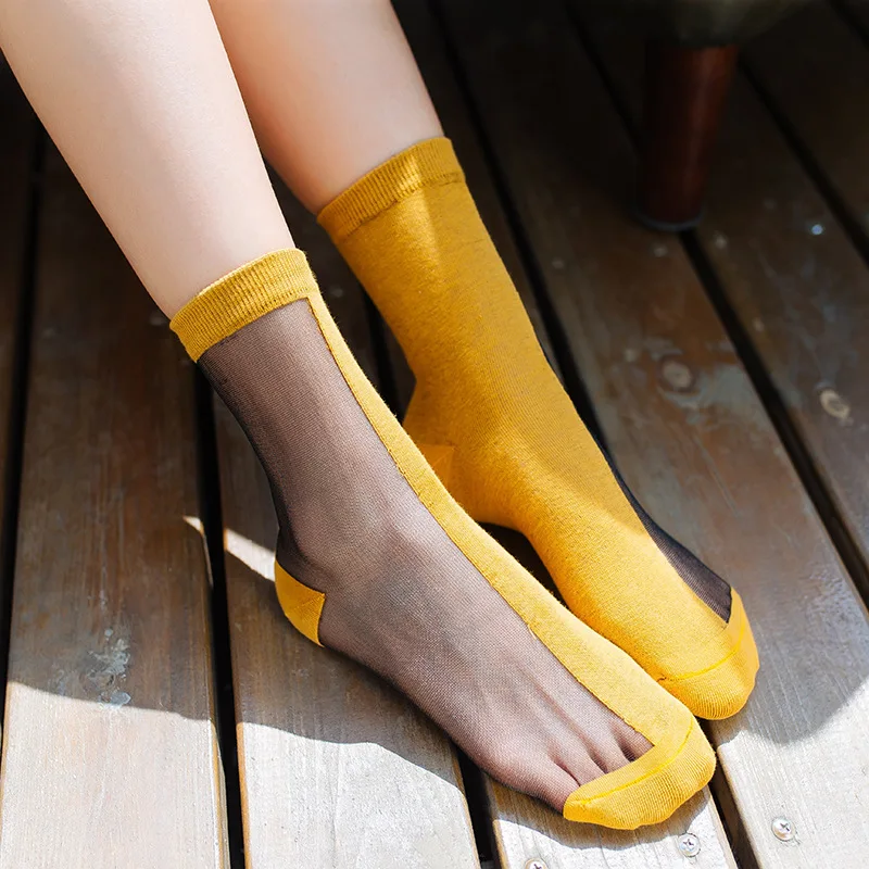 

2021 Summer Women's New Trendy Sheer Socks, 5 colors