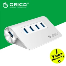 ORICO M3H4-SV Aluminum High Speed Mini 4 Port Micro USB 3.0 HUB with CE FCC Certification