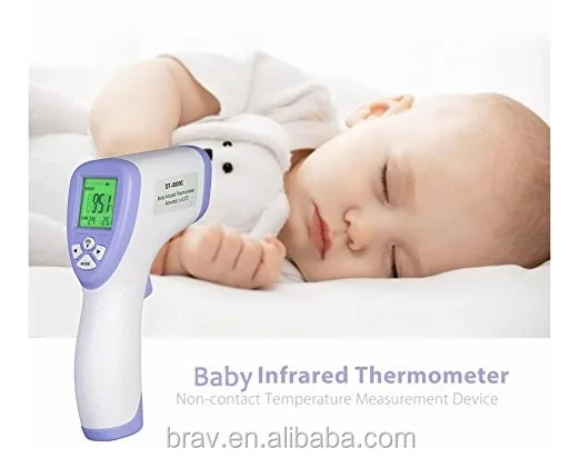 
Baby Adult Non contact Ear & Forehead Digital Infrared Thermometer Body Temperature Monitor  (60814880917)