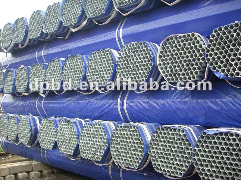 sch40 galvanized chilled water steel pipes