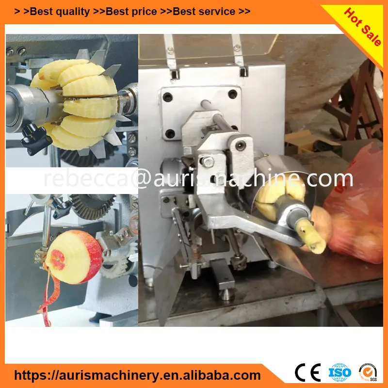 apple slicer peeler coring machine