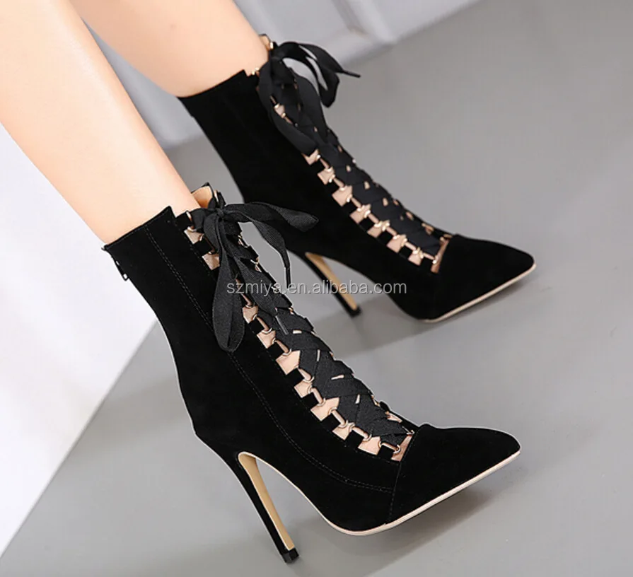 summer lace up boots