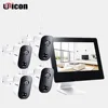 4CH 2MP All-in-One Wireless Security System 9" Touched LCD Monitor with Rechargeable Battery WiFi IP Camera