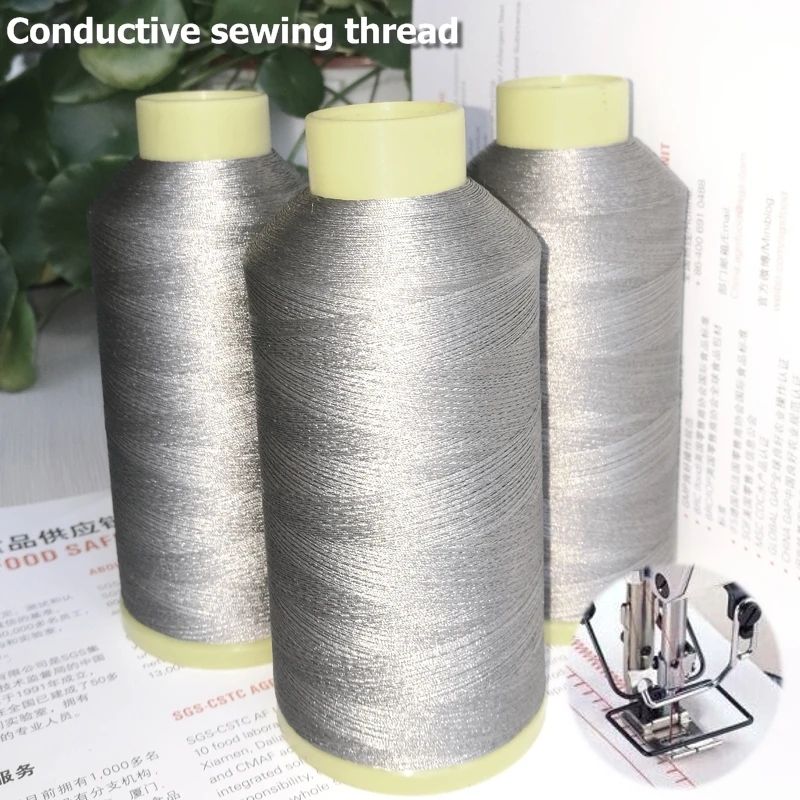 
Silver Fiber Conductive Sewing Thread Embroidery Thread 