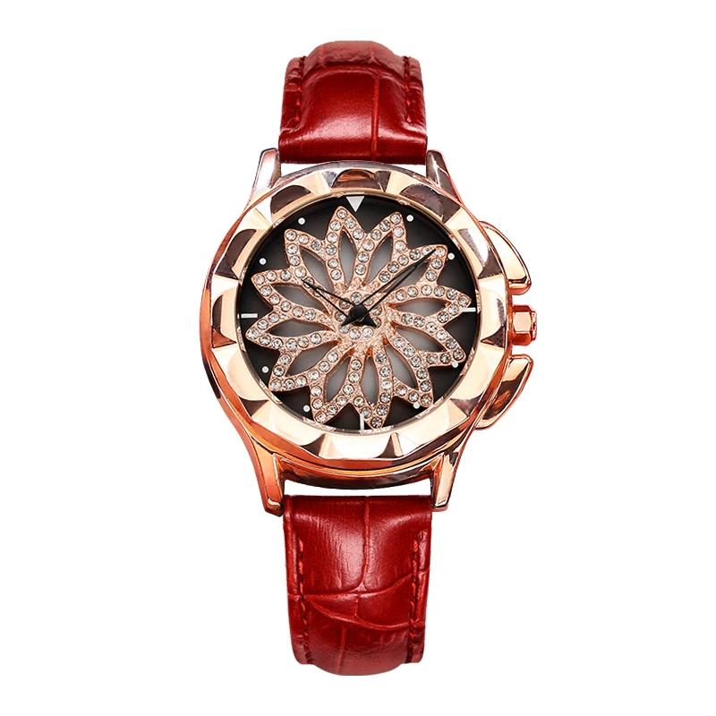 

Factory Hot Sales 3 atm water resistant watches woman with custom logo, Red black