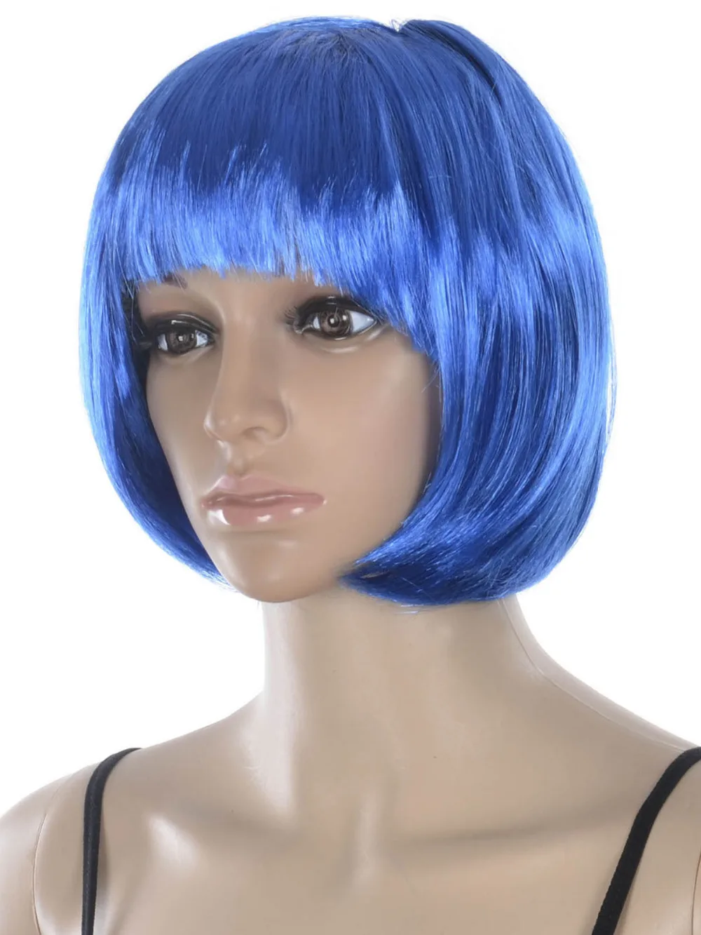 Women Glamour Short Bob Purple/Green/Pink/Blue Hair Wig
