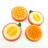 Orange sponge fruit shape skin exfoliating shower sponge kids favorite sponge