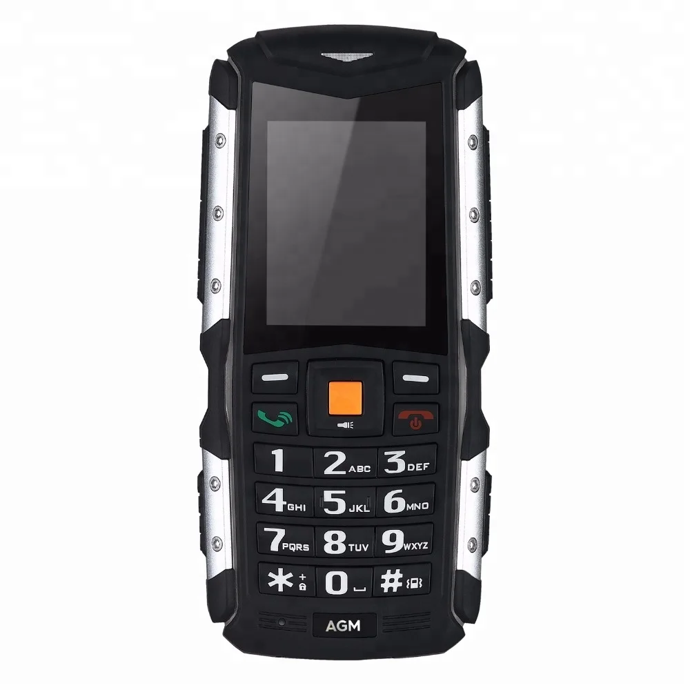 Best outdoor waterproof phone AGM M1 2.0 inch Dual SIM card 2.0MP camera 2750mAh battery 3G WCDMA Keyboard mobile