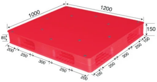 In Good Quality Water Bottle Pallet Of Size 1200*1200*150mm From Enlightening