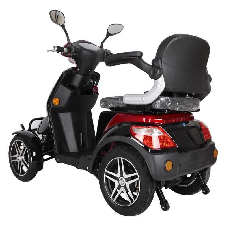 
middle size four wheel electric handicapped scooter for the elder 