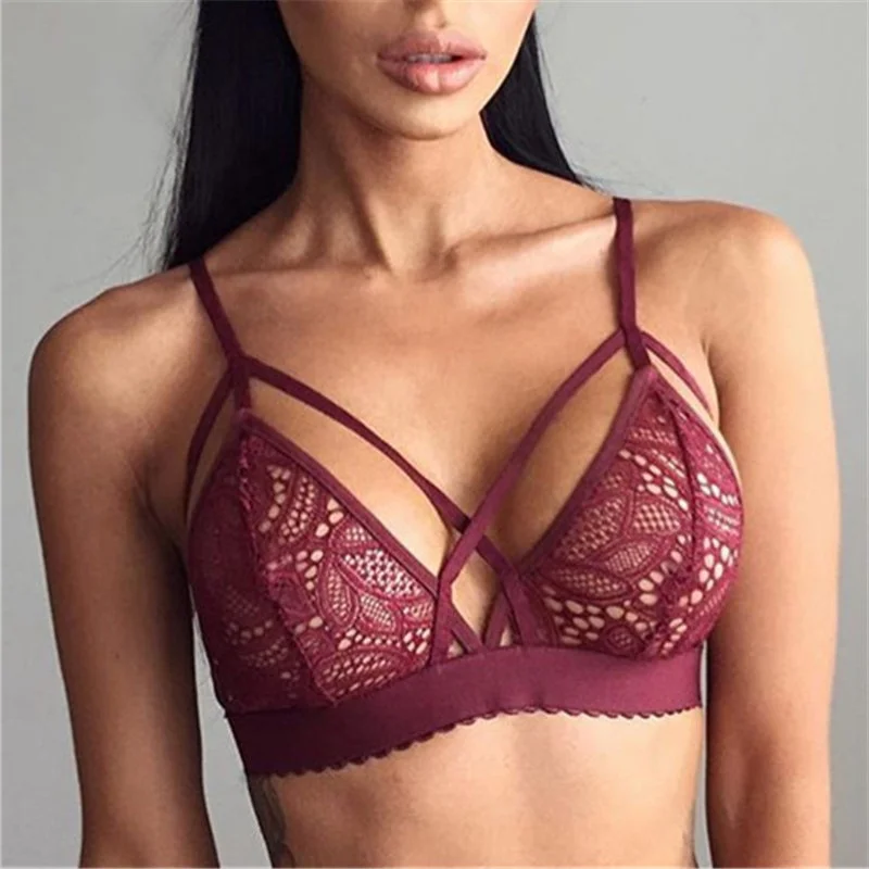 

SFY729 Hot sale ladies lingerie bra, Black,wine red