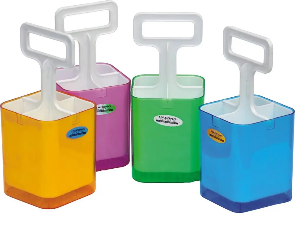 Plastic Cutlery Storage Basket Kitchen Utensil Drainer Dryer Caddy