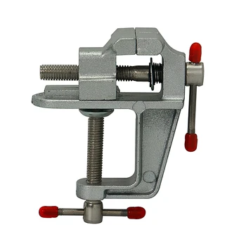 Aluminum Miniature Small Jewelers Hobby Clamp On Table Bench