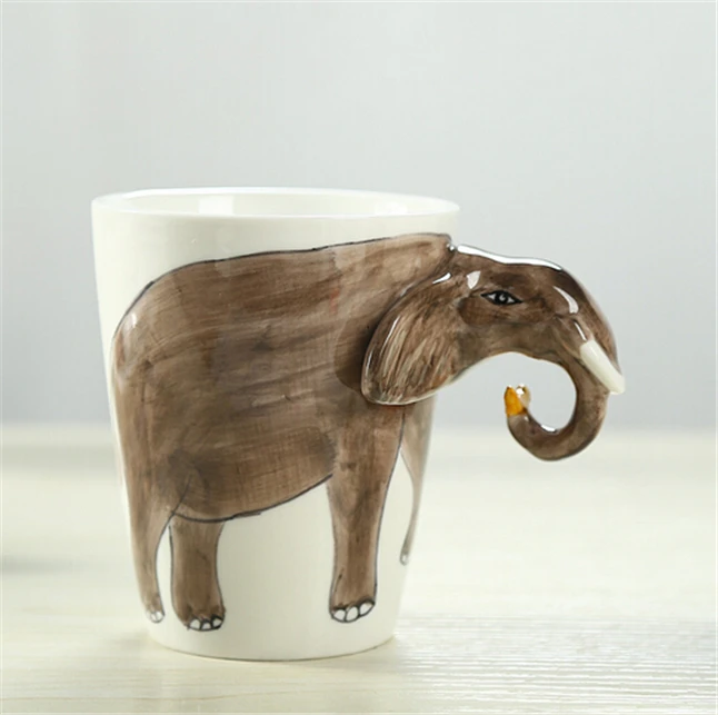 Cartoon Ceramic Milk Tea 3d Animal Shape Drinking Coffee Mug Giraffe Cow Monkey Dog Camel Elephant Cat Mugs And Cupsgreat Gift Cat Mug Coffee Muggiraffe Mug Aliexpress