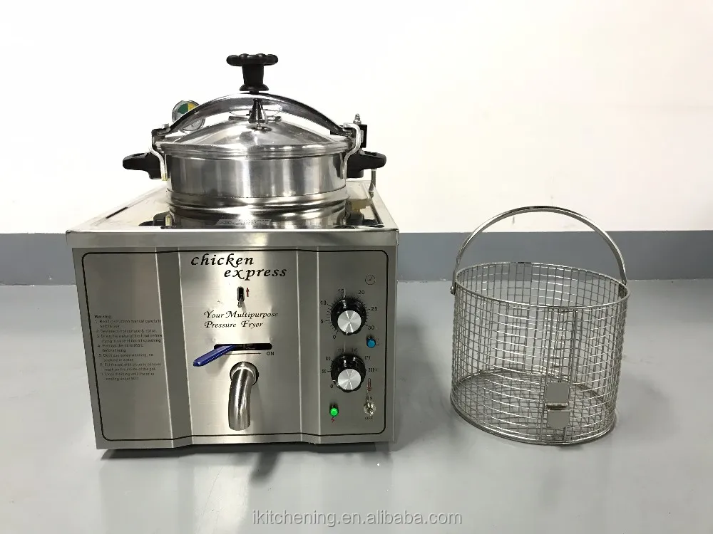 Electric Table Top Chicken Pressure Fryer Chicken Express Pressure