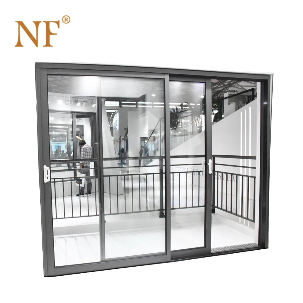 Strong Aluminum frame double glazing single pane casement window