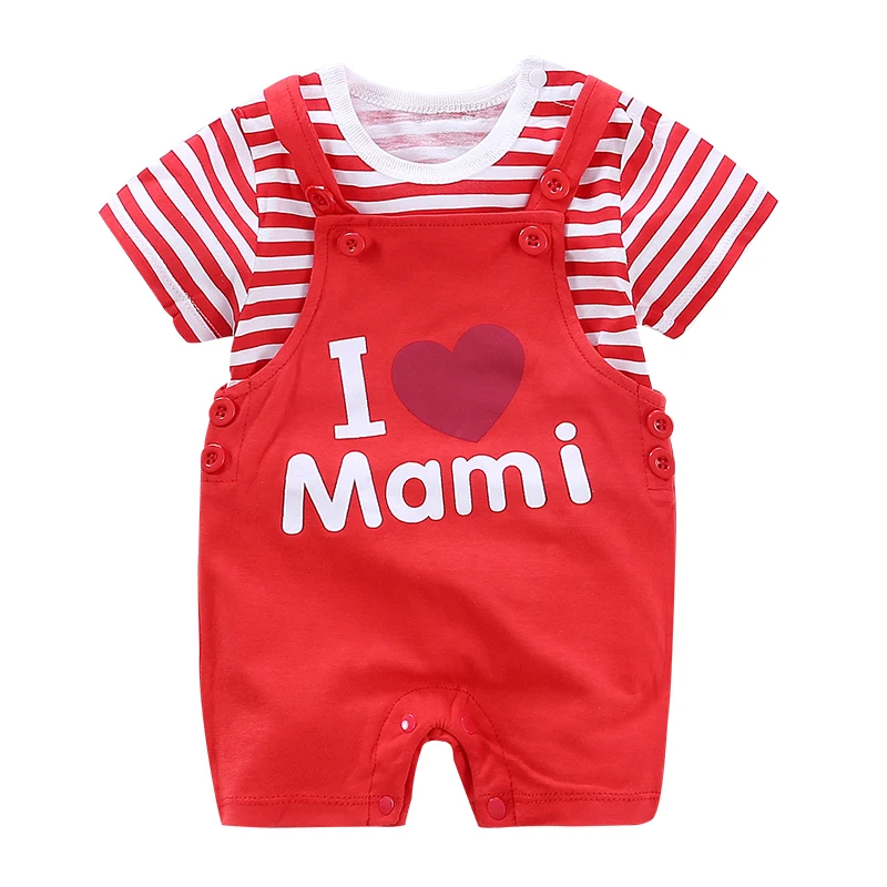 Newborns Baby Clothes Short Sleeve Summer Fashion Neonatal Clothing Set