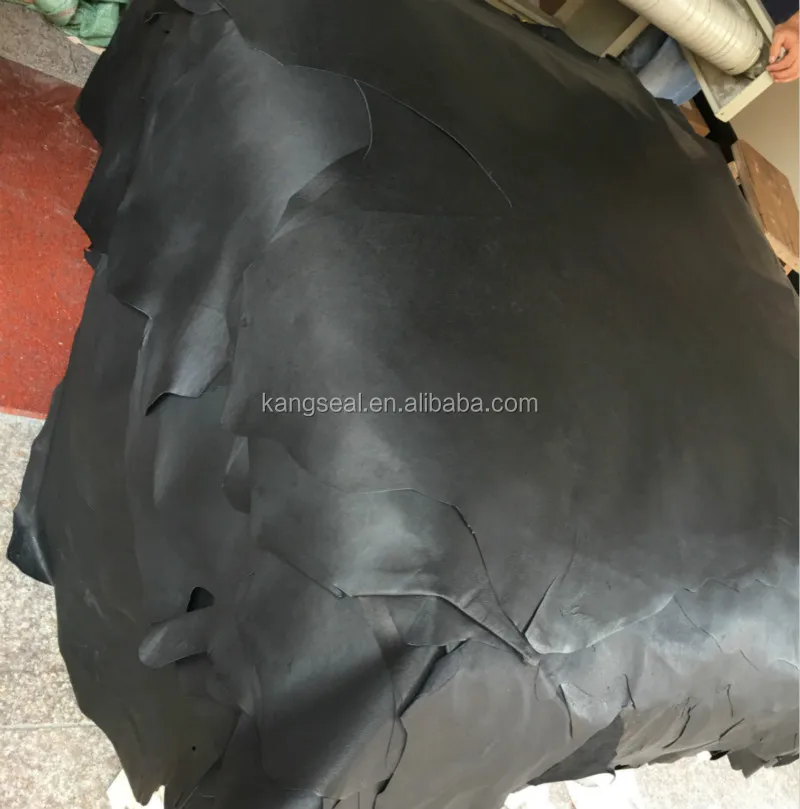 
Black color vegetable tanned genuine pig shoes leather 