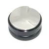 Coffee Tamper 58mm Stainless Steel Flat Base Adjustable Grip Handle Bean Barista Espresso Tamper Palm Pressure Kitchen Tool Acce