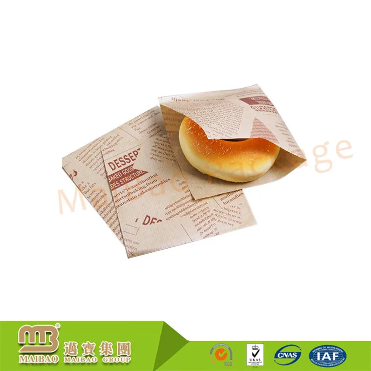 Donuts Kraft Paper Packaging Bag