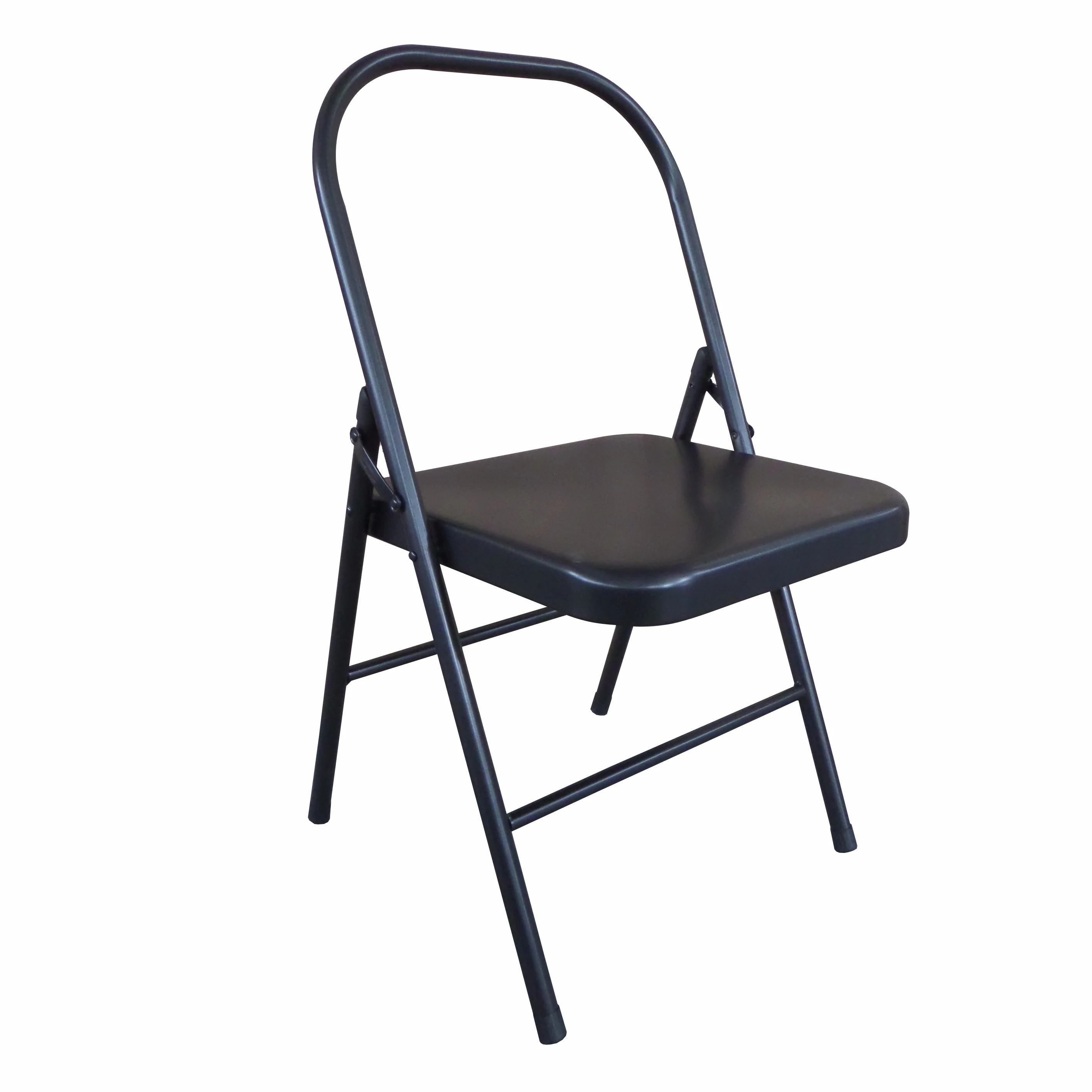 black foldable chairs